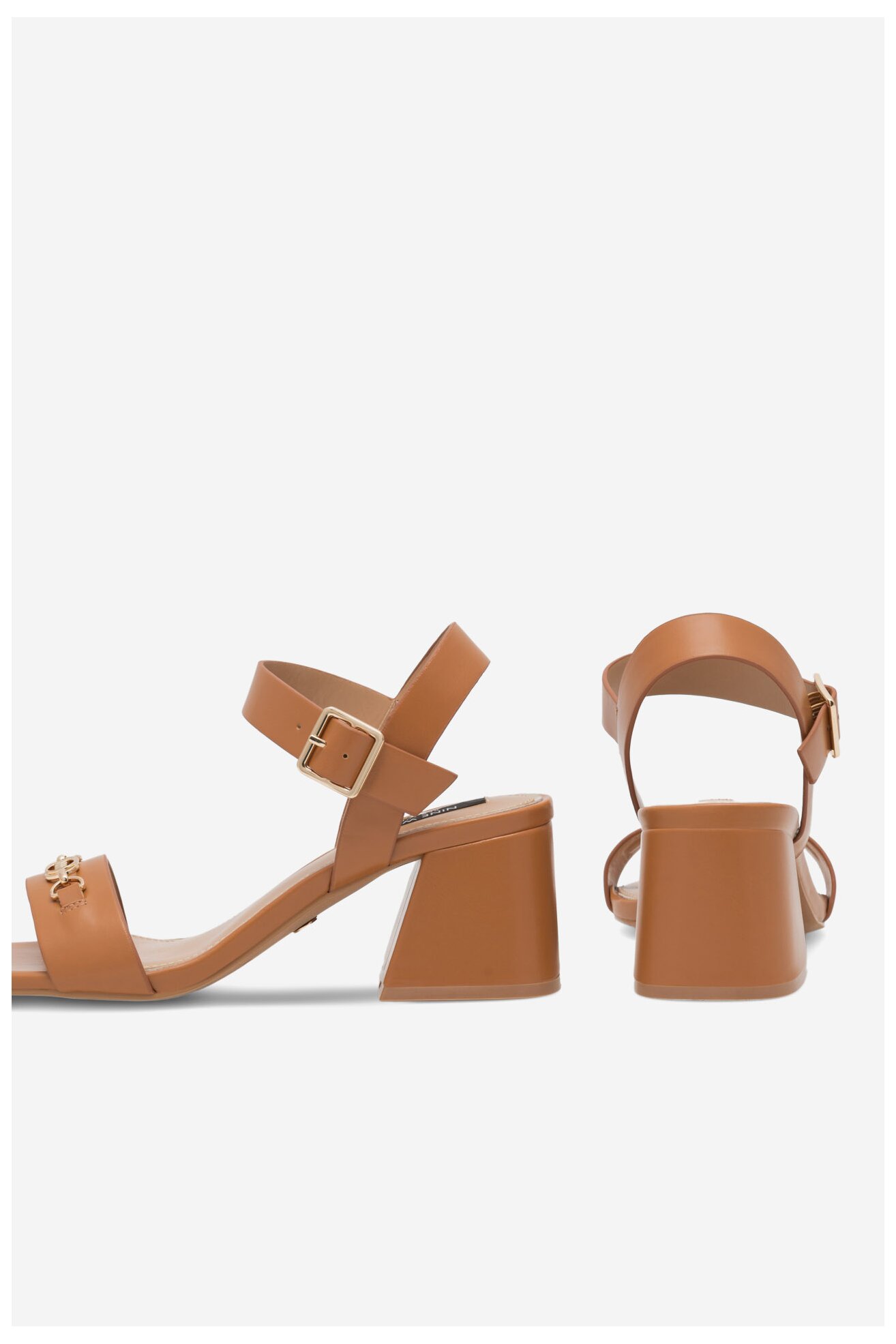 Sandały NINE WEST 123AL0553 Brązowy