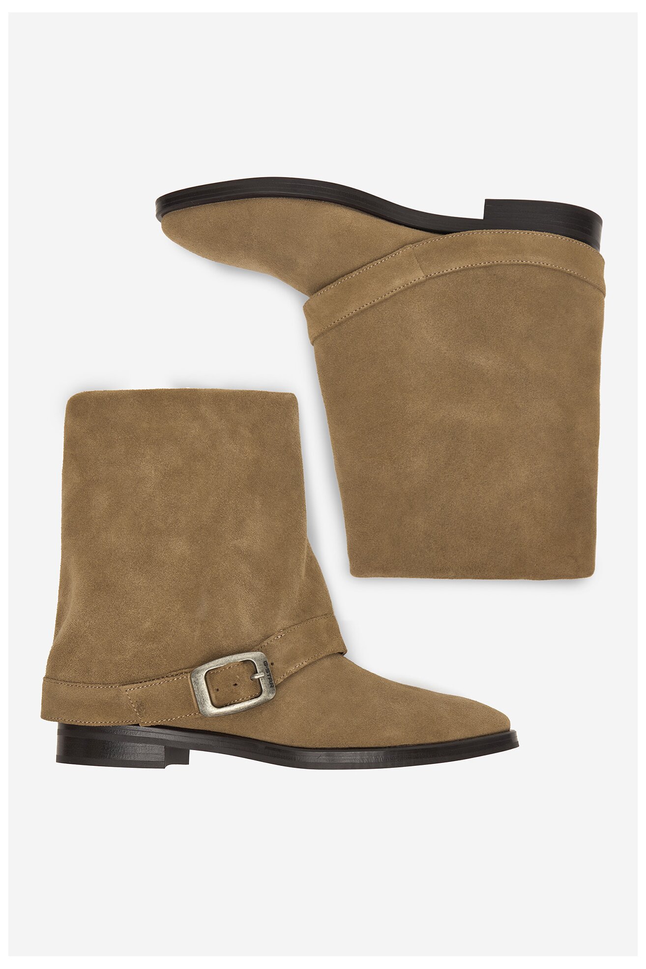 Bokacsizma G-STAR RAW EO-UMIT-LT24198D-601 SÖTÉTBÉZS