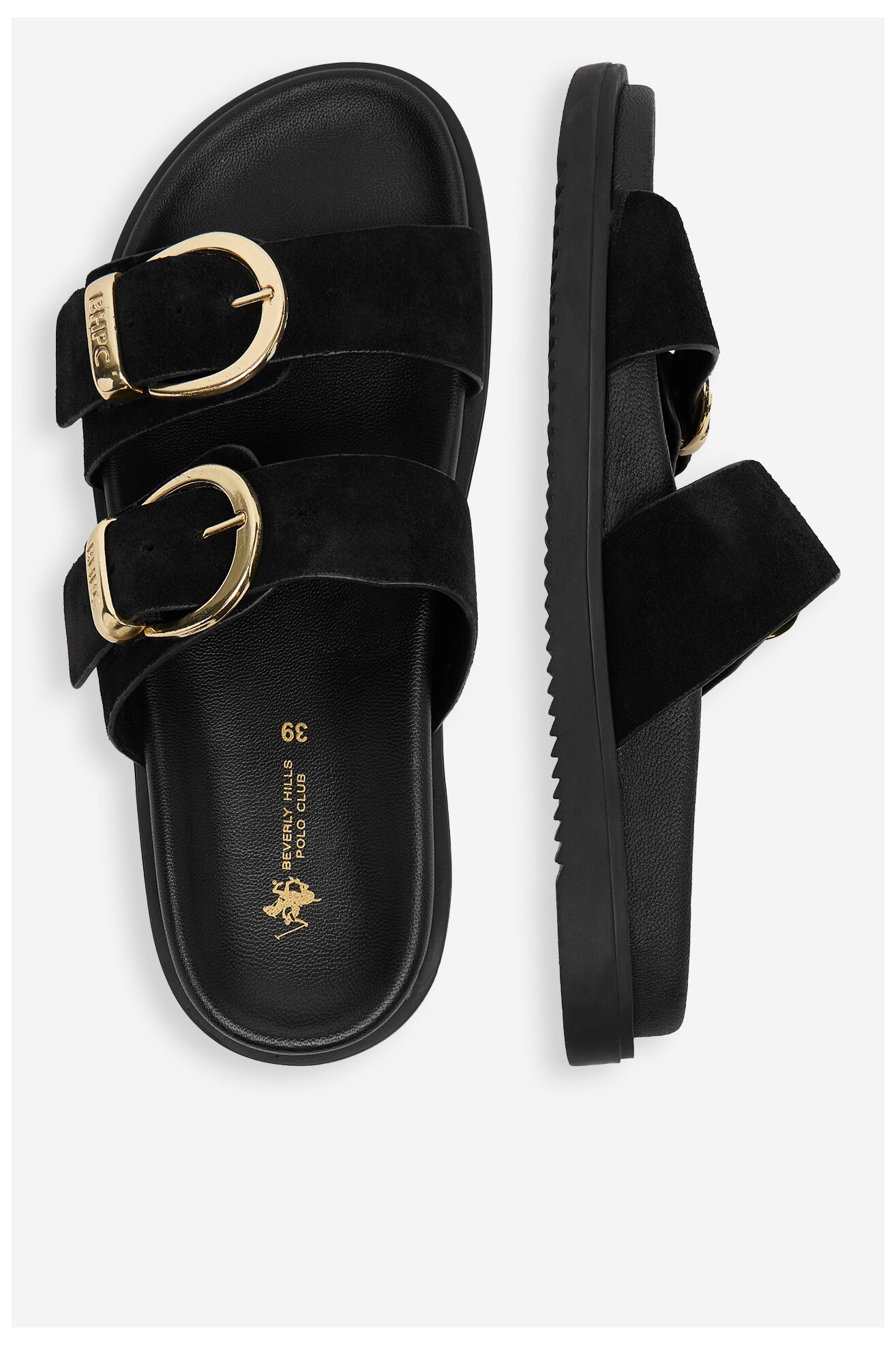 Klapki Beverly Hills Polo Club EO-WI16-SERDINIA-02 Czarny