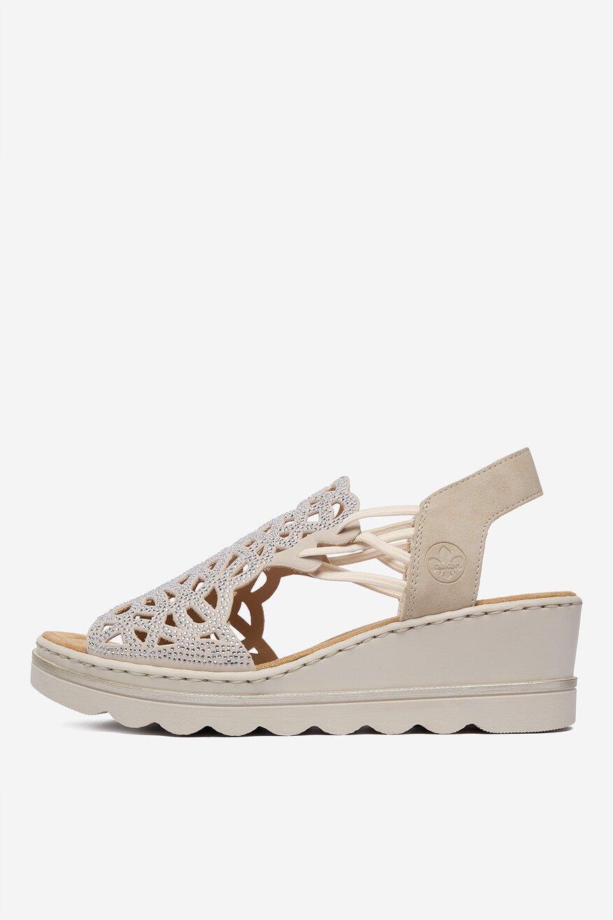 
                Сандали Rieker СРЕБРИСТ - 5906751829745