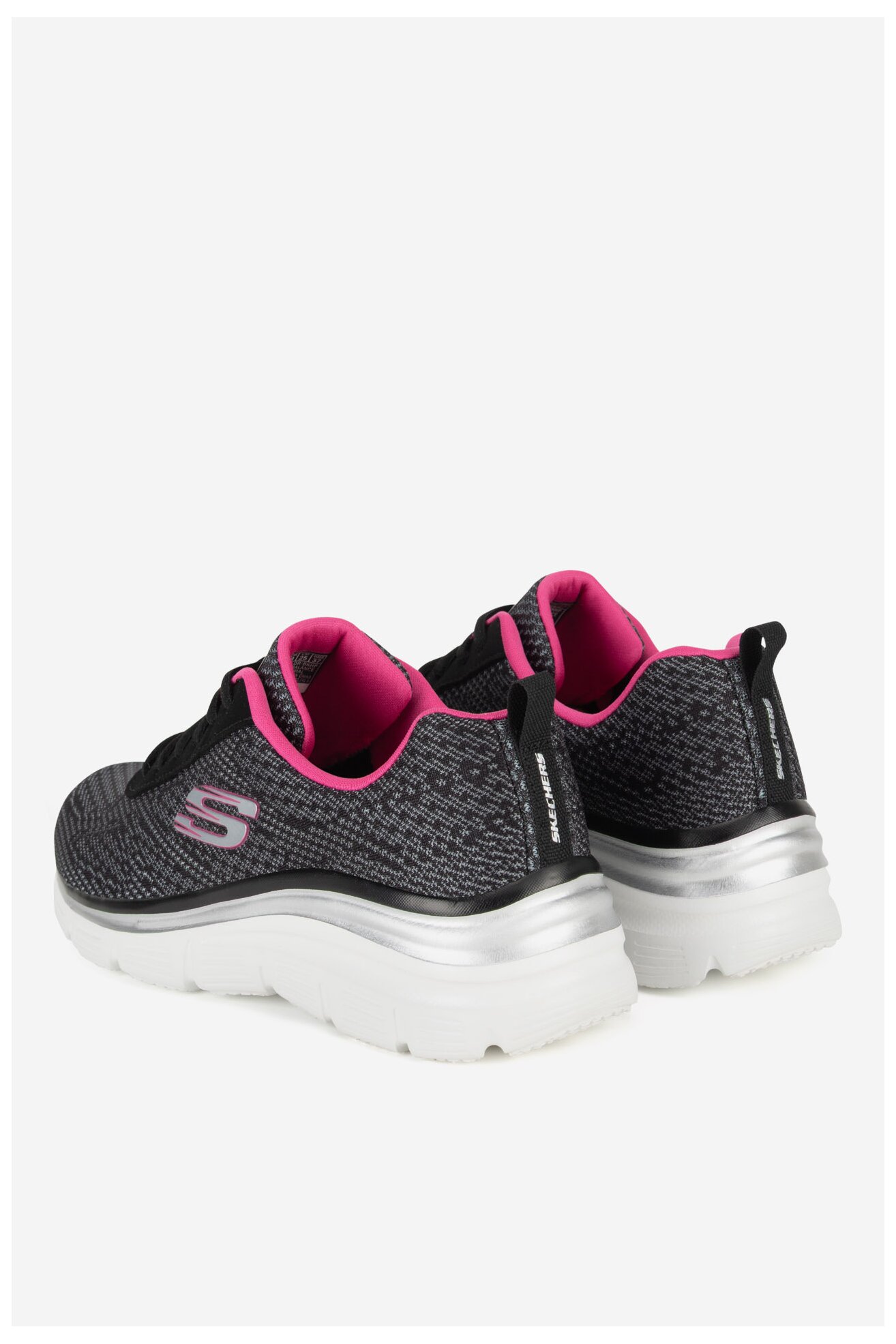 Încălțăminte sport Skechers FASHION FIT - BOLD BOUNDARIES 12719 BKHP NEGRU