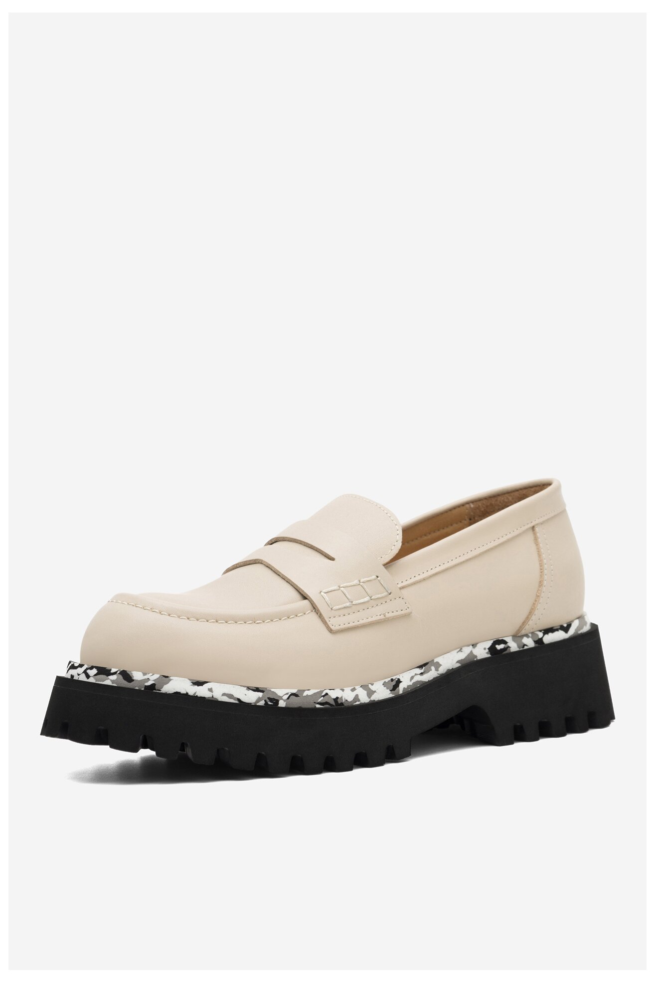 Półbuty RAGE AGE CLERMONT-50102 Beżowy