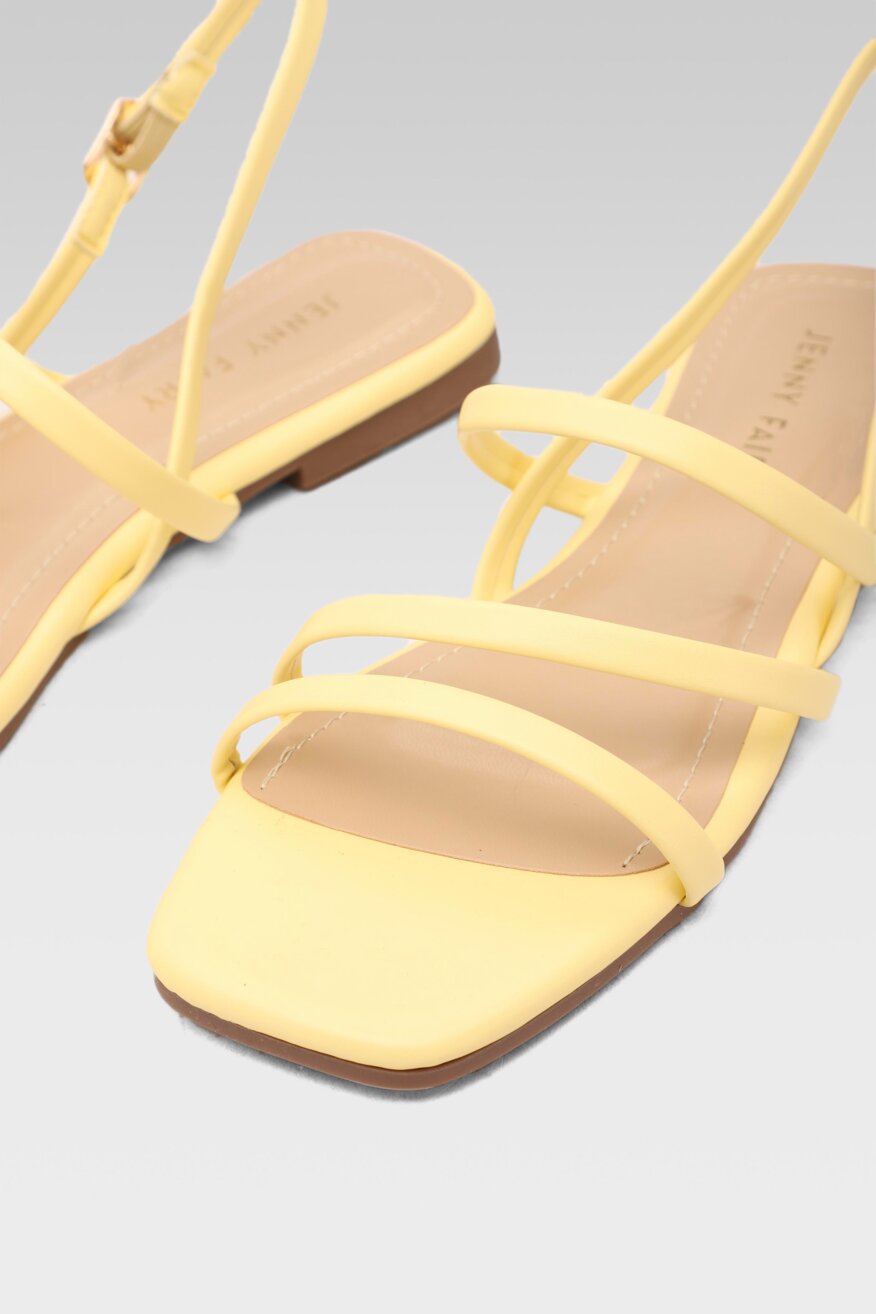 Jenny Fairy - Sandały pastelowe żółte - 5903698673370