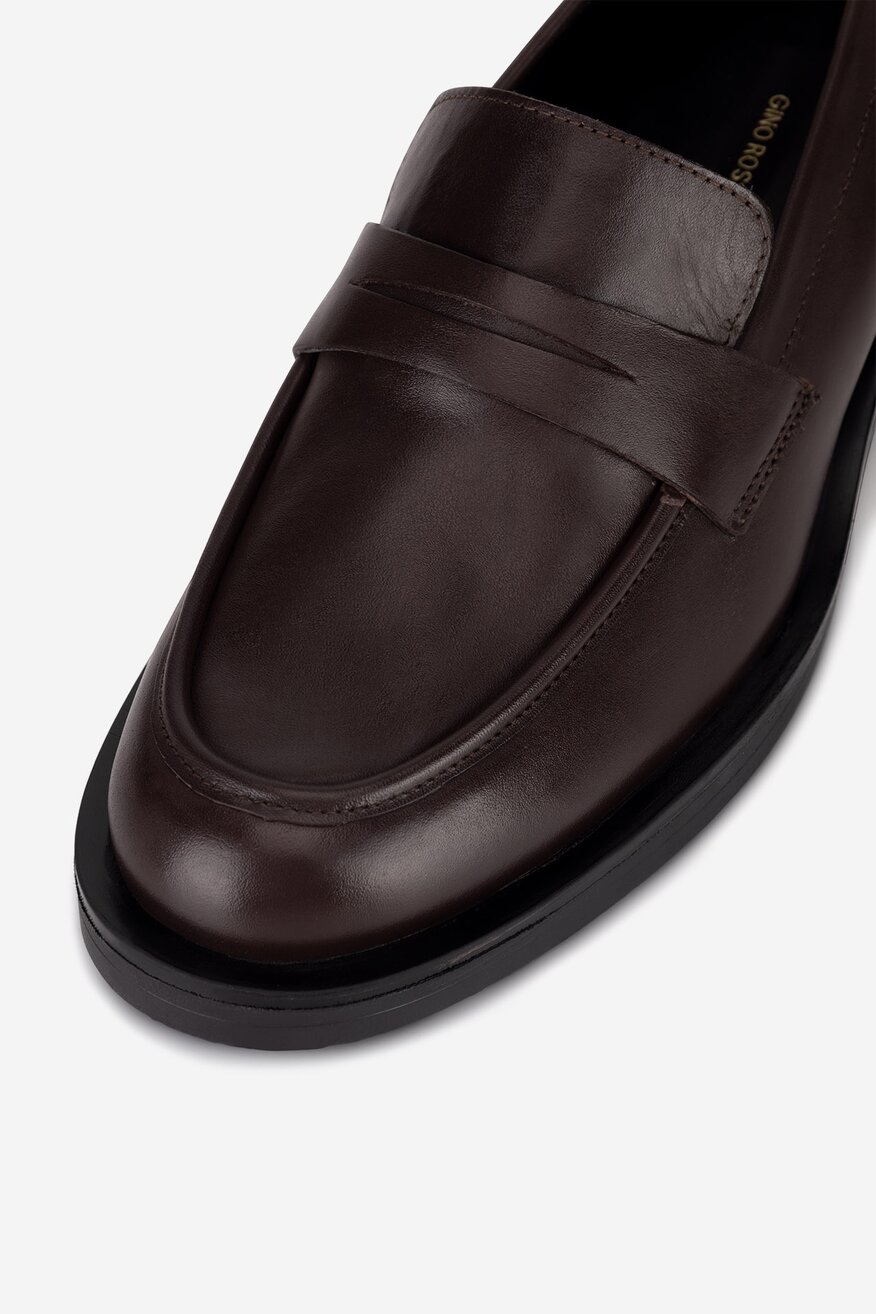 Gino Rossi - Loafersy skórzane - 5905588829584