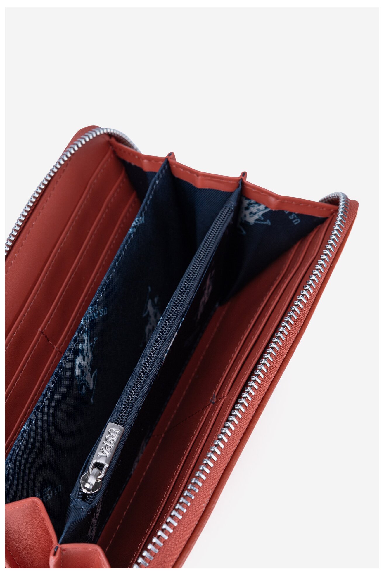 Дамски портфейл U.S. POLO ASSN. WIUXT8413WVP МЕДЕНОЧЕРВЕН