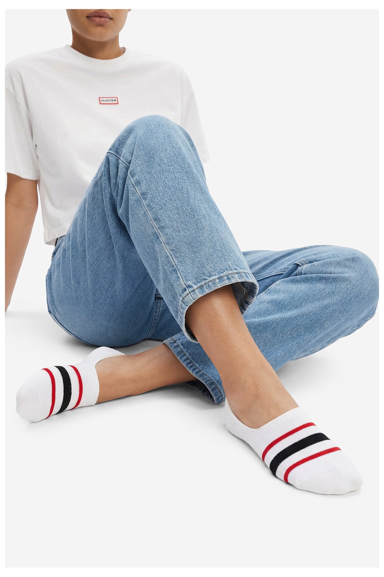 Zokni HUNTER AS_HUNTER_03S_SS25 (3-PACK) FEHÉR