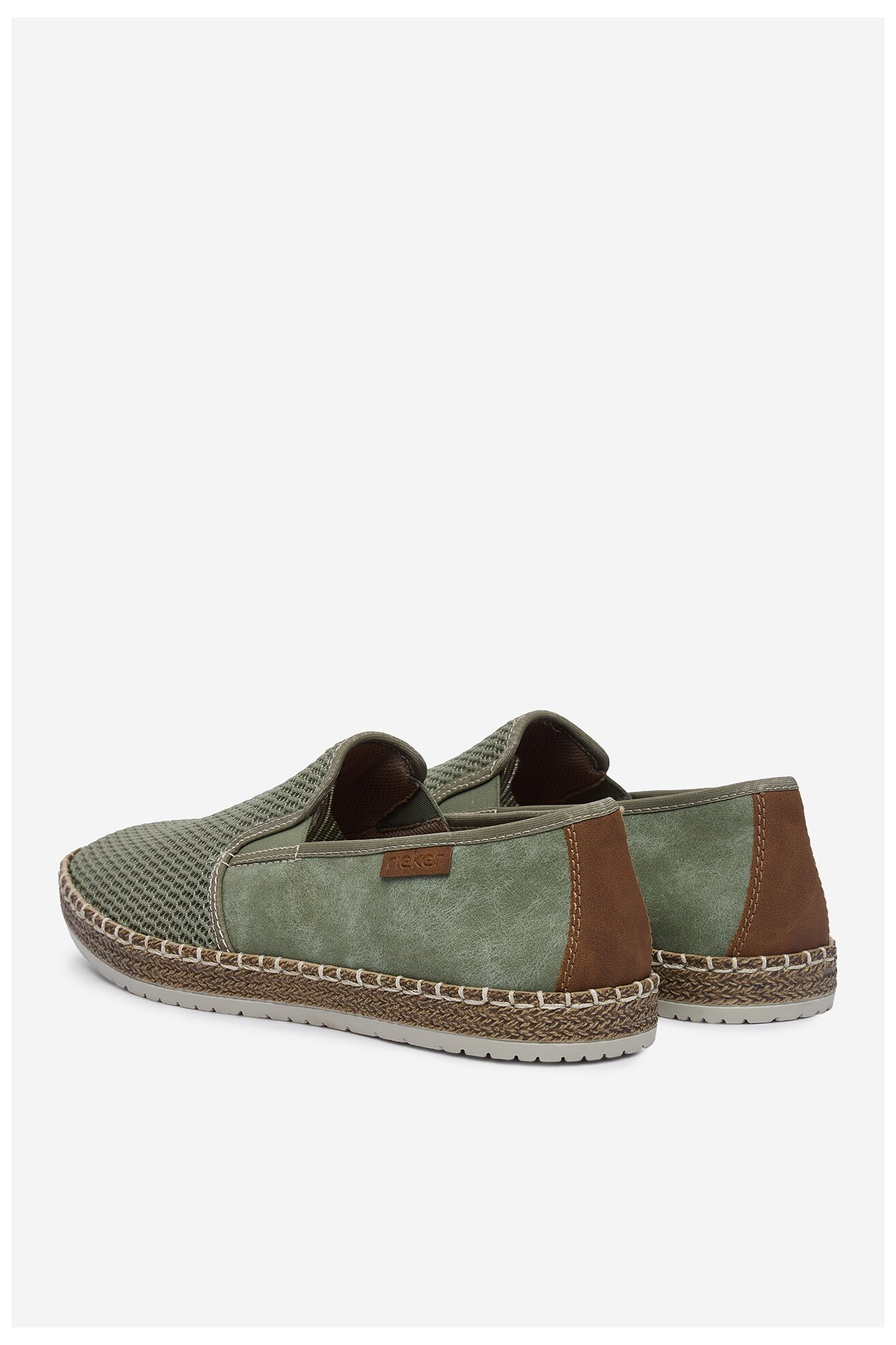 Половинки обувки Rieker CEO-B5265-52 СВЕТЛОМАСЛИНЕН