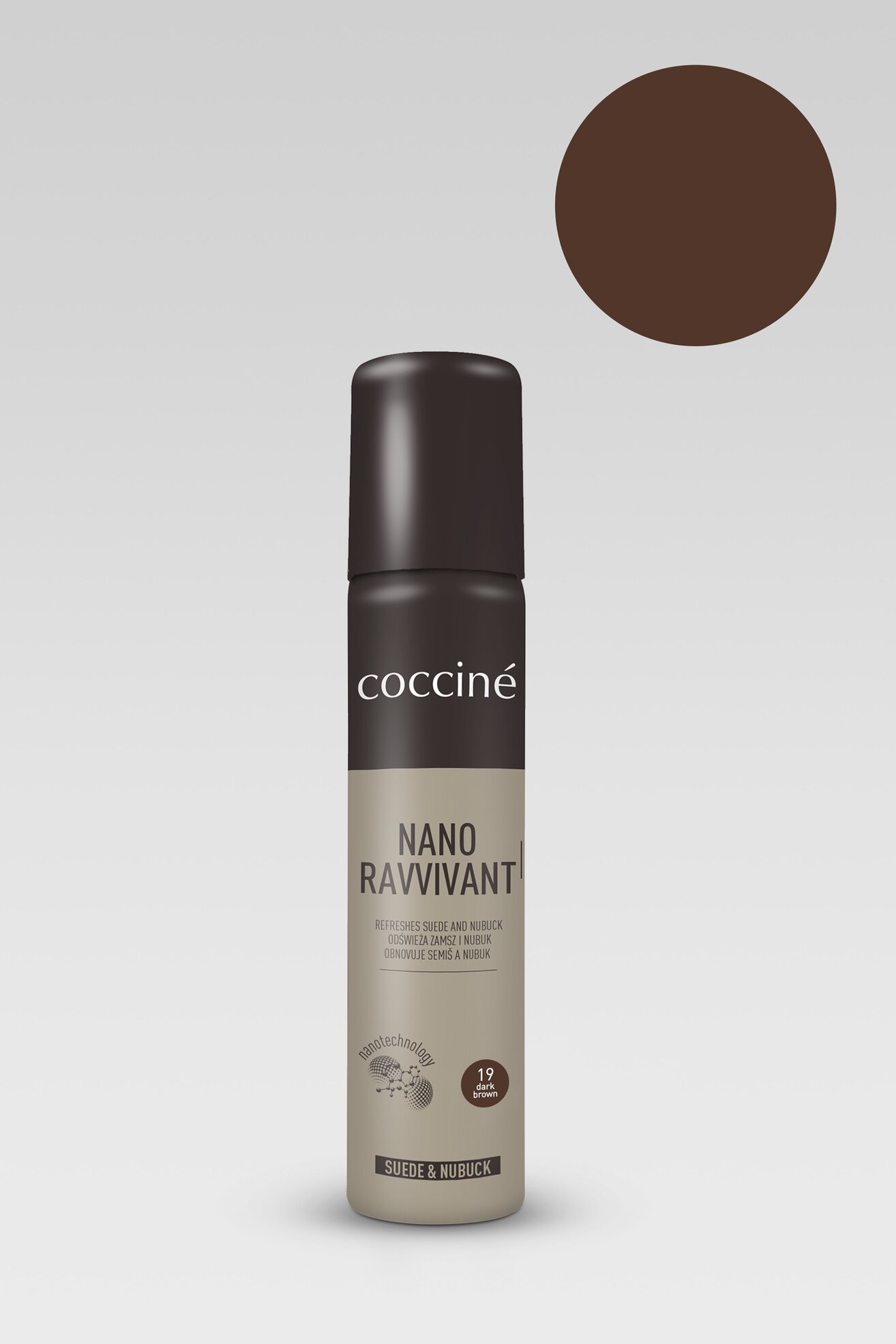 Kosmetyki do obuwia Coccine NANO RAVVIVANT ATOMIZER Brązowy ciemny