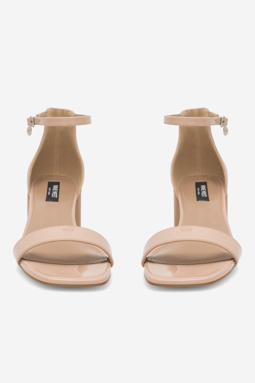 
                NINE WEST - Sandały na słupku - 5905588146148