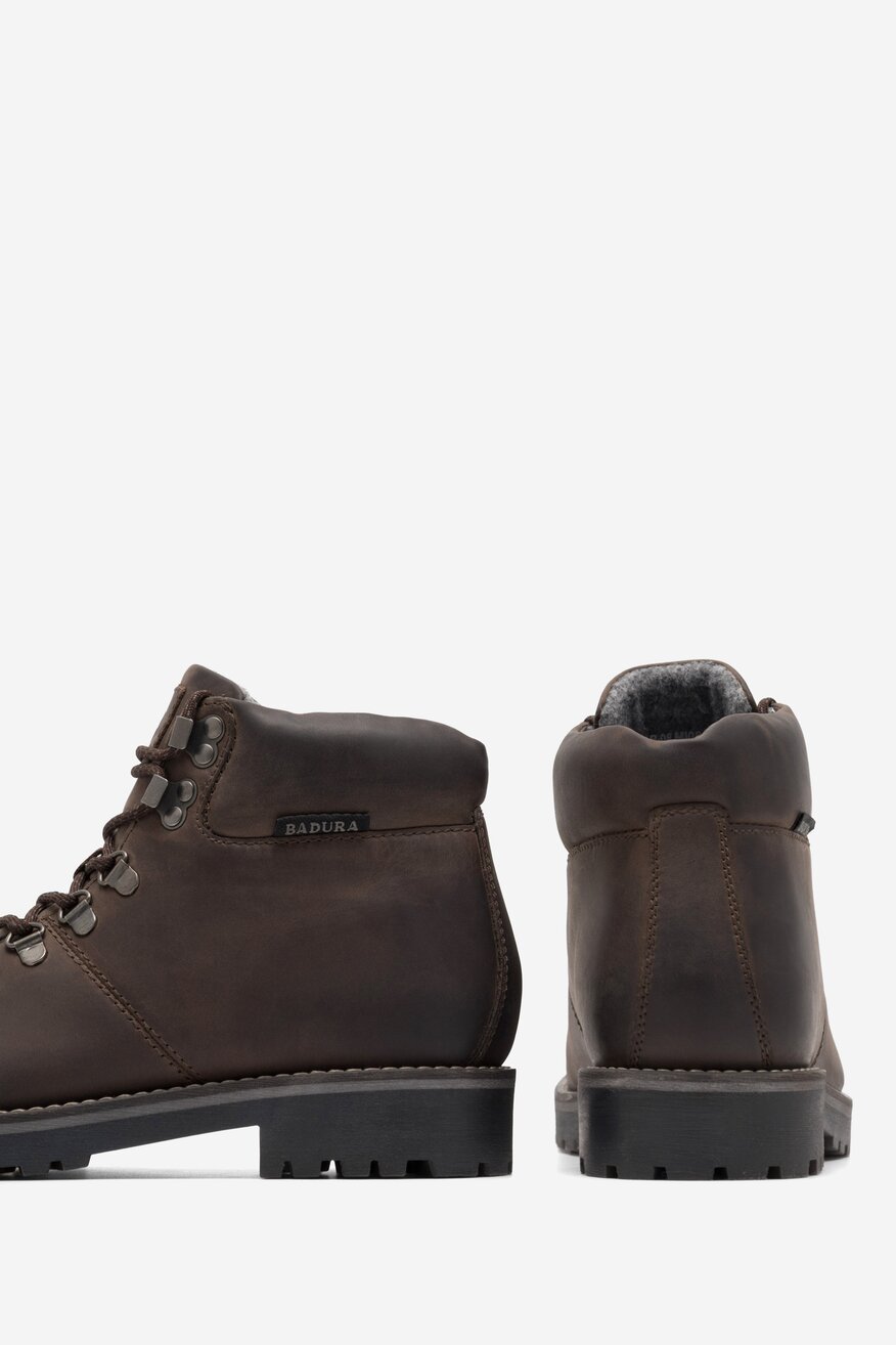 Badura - Trzewiki skórzane ocieplane - 5906751266847