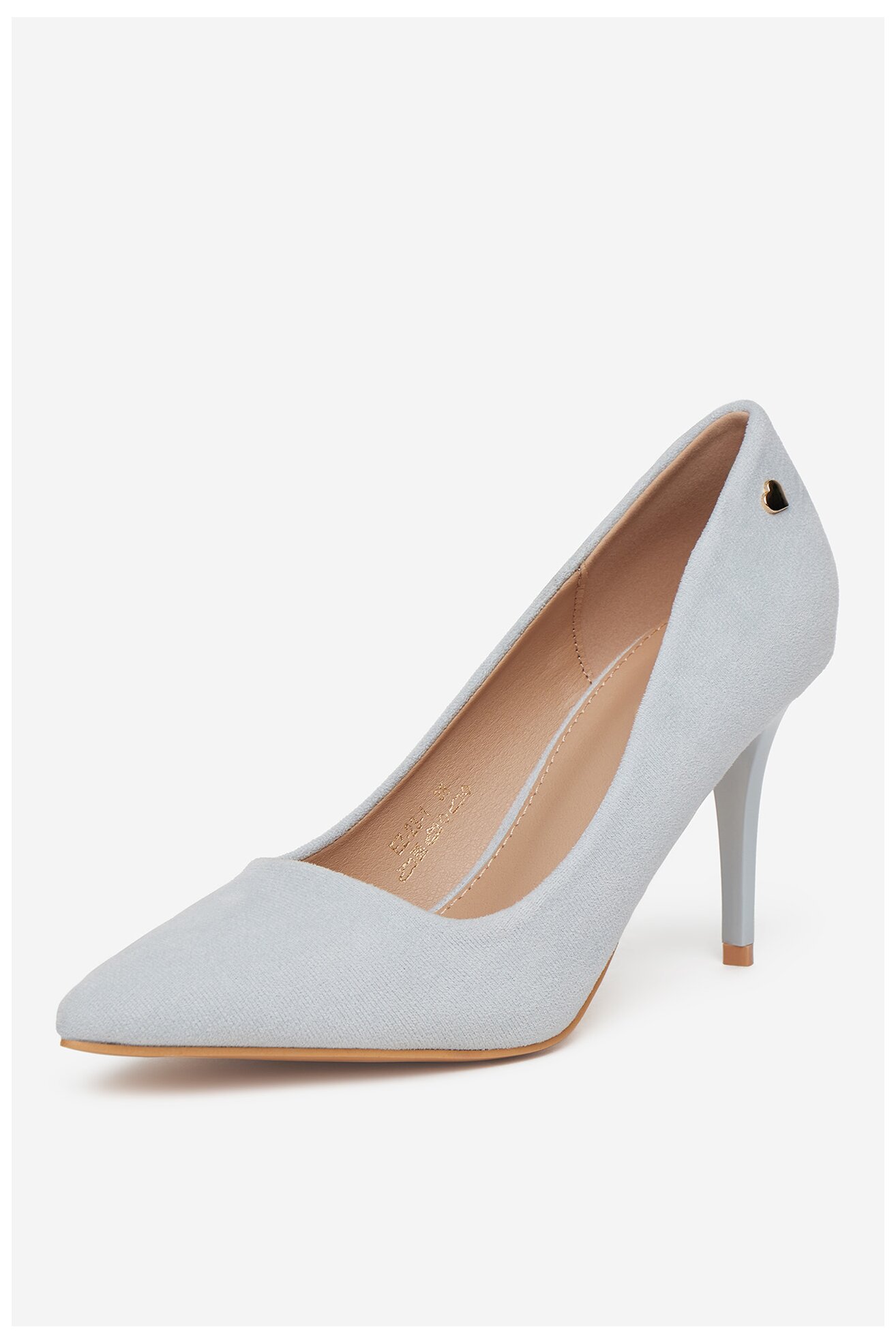 Pantofi cu toc DeeZee EZ-23-1B ALBASTRU DESCHIS