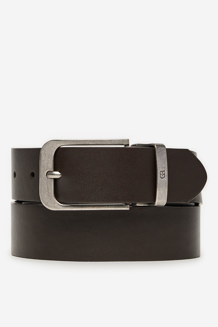 Férfi öv Gino Rossi SÖTÉTBARNA - 5906751253663