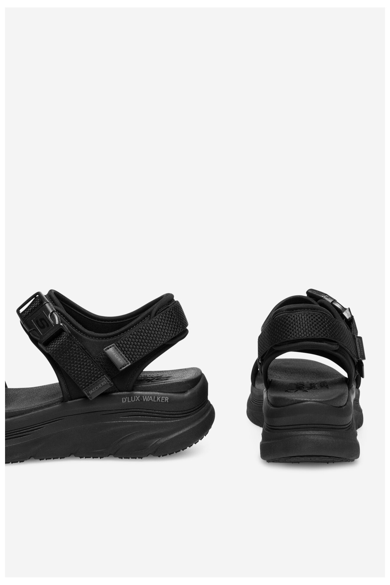 Sandały Skechers D'LUX WALKER 119824 BBK Czarny