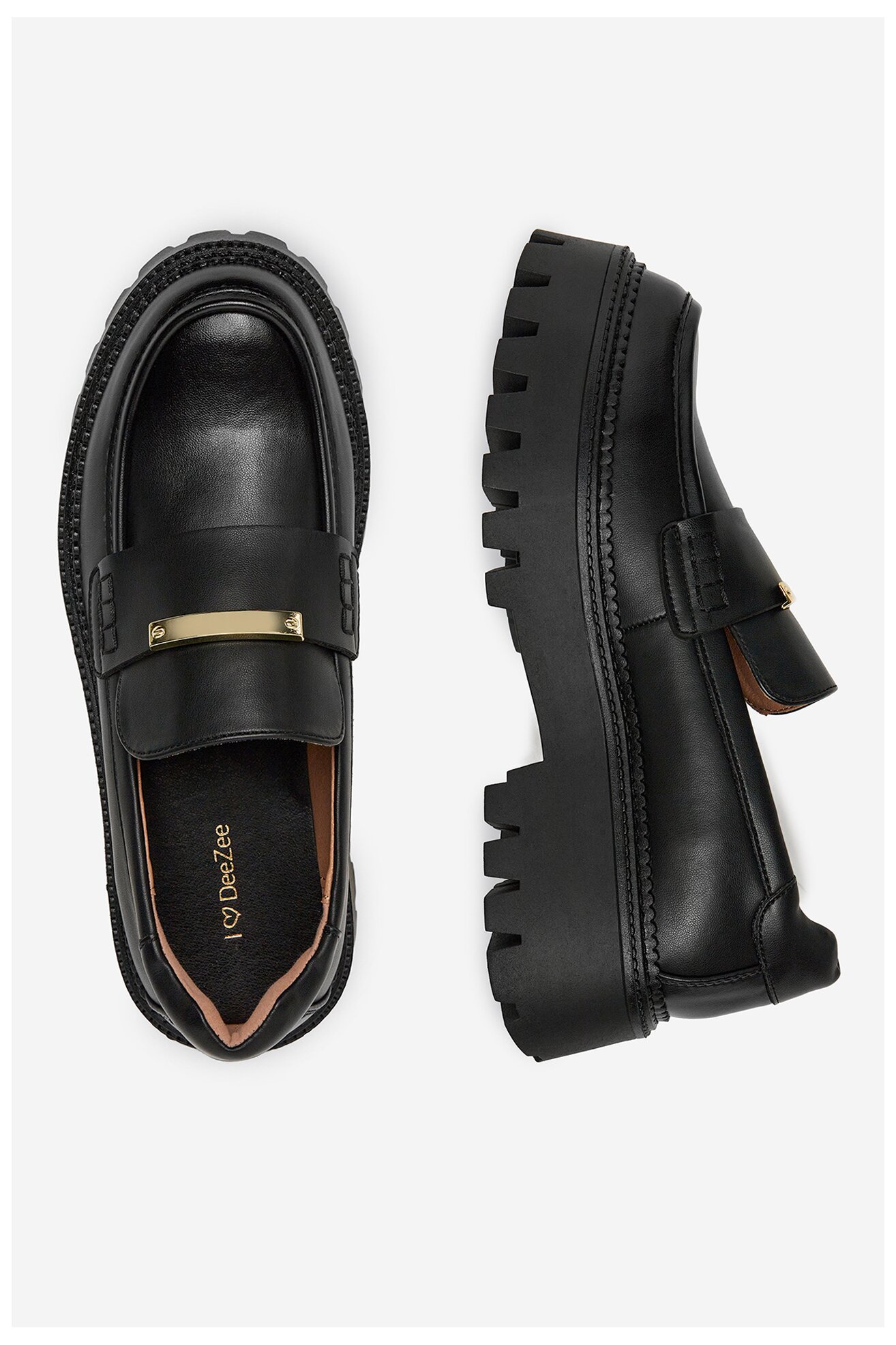 Mokasyn DeeZee HY19001-2 Czarny