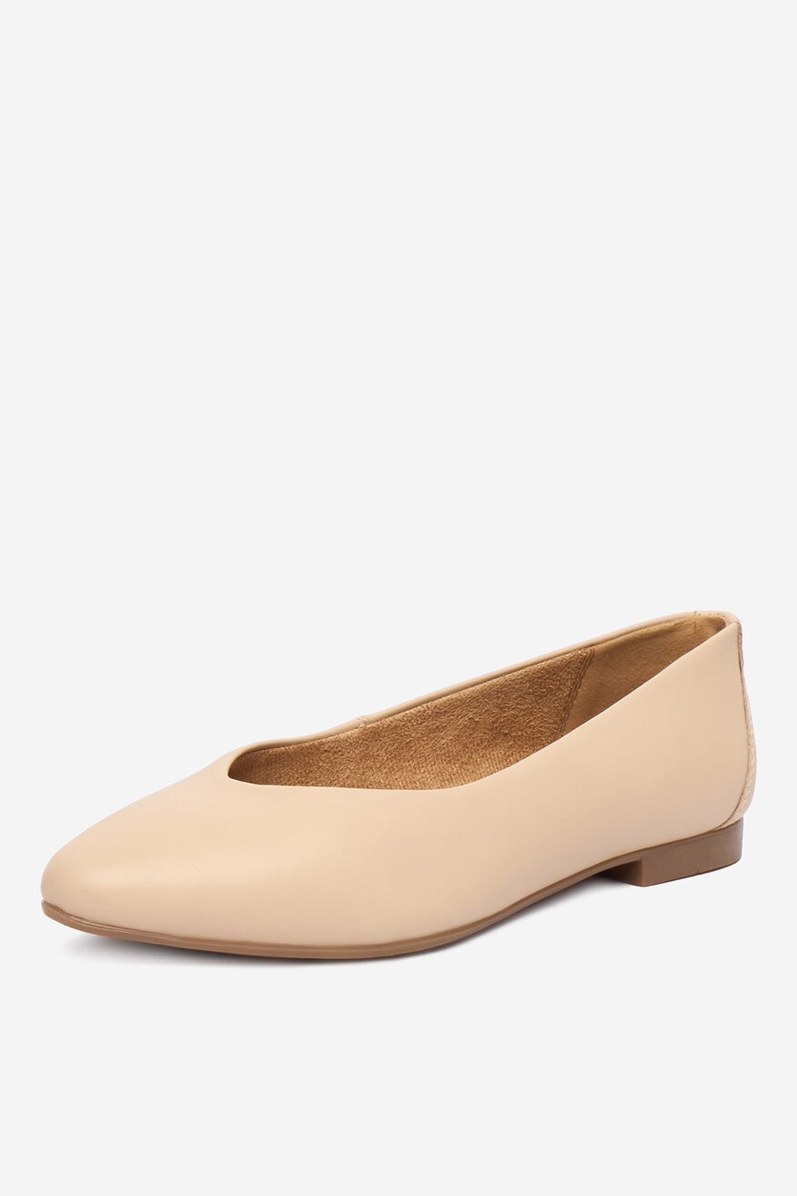 
                Lasocki - Baleriny skórzane - 5906751638316