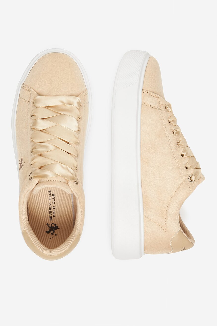 Sneakerși Beverly Hills Polo Club BEJ - 5906751273043