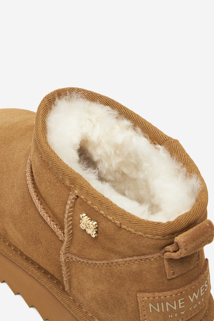 NINE WEST - Śniegowce zamszowe ocieplane - 5906751464397