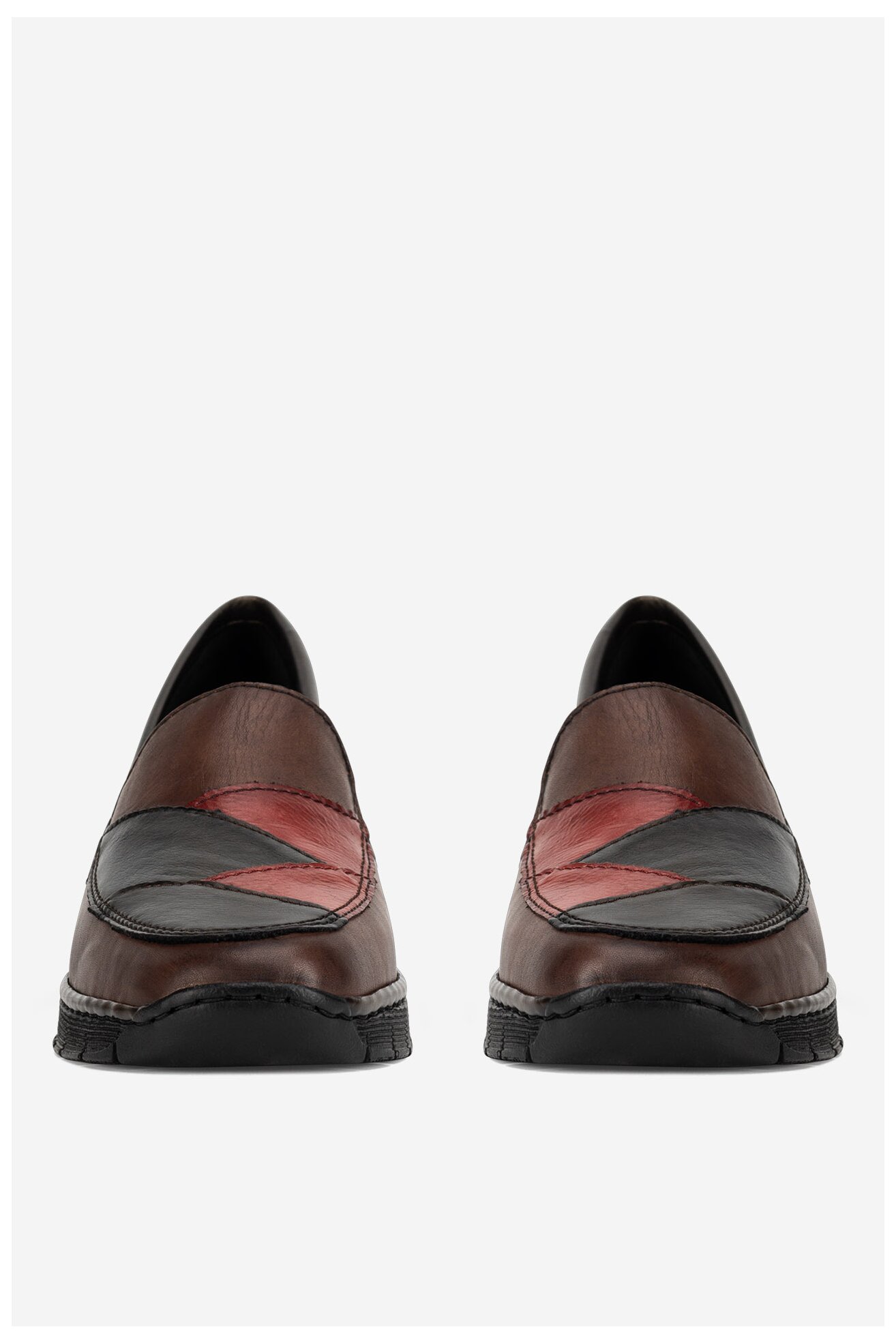 Półbuty Rieker 53785-25 Brązowy