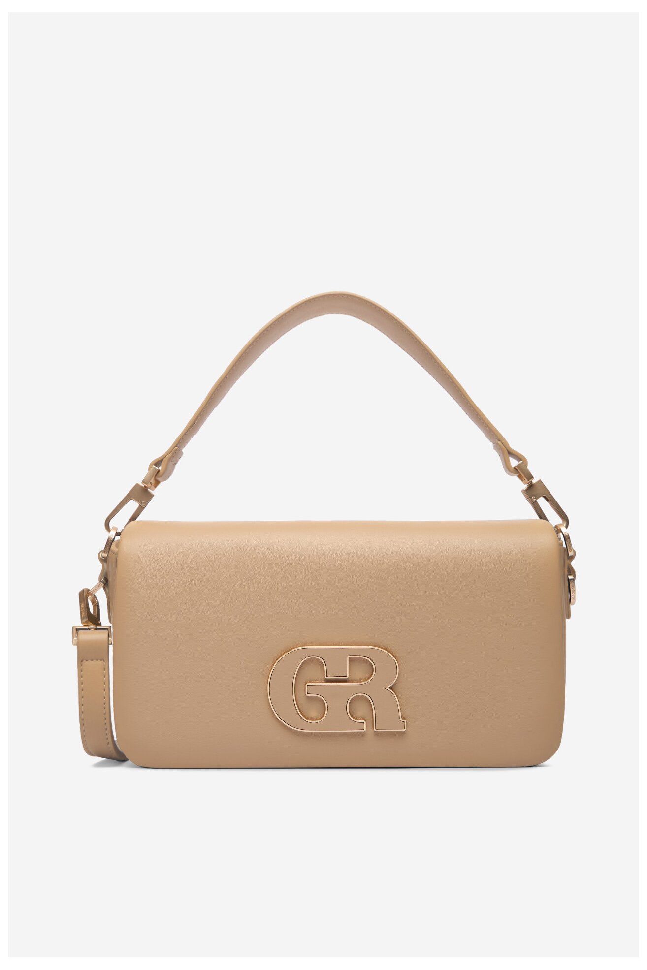 Сумка З Ремінцем Gino Rossi EO-LDA8553 ТЕМНО-БЕЖЕВИЙ