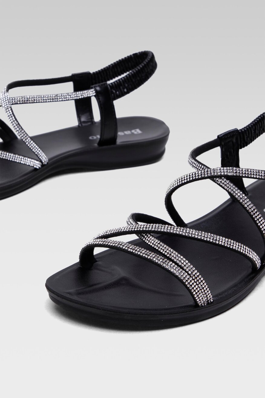 
                Bassano - Sandały z cyrkoniami - 5904248630867