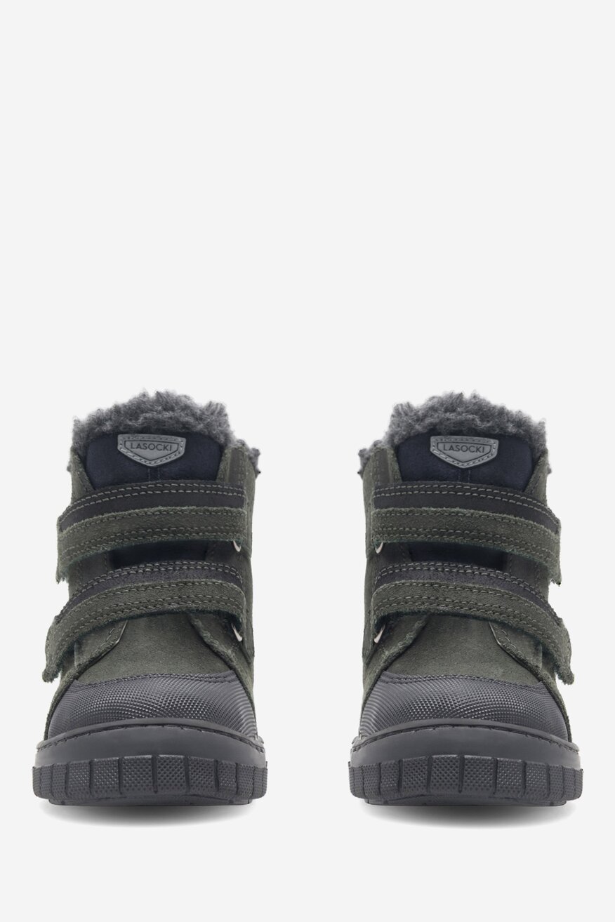 Lasocki Kids - Trzewiki skórzane ocieplane - 5905588121367