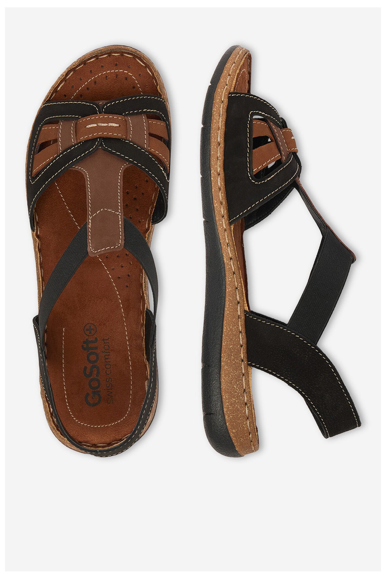 Сандалі Go Soft CEO-WI23-4773-08 ЧОРНИЙ