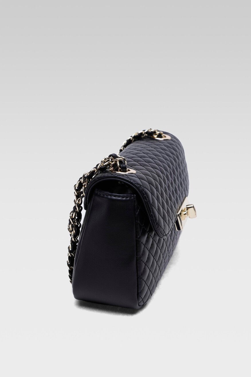 
                Badura - Torebka mała skórzana pikowana - 5904248534028