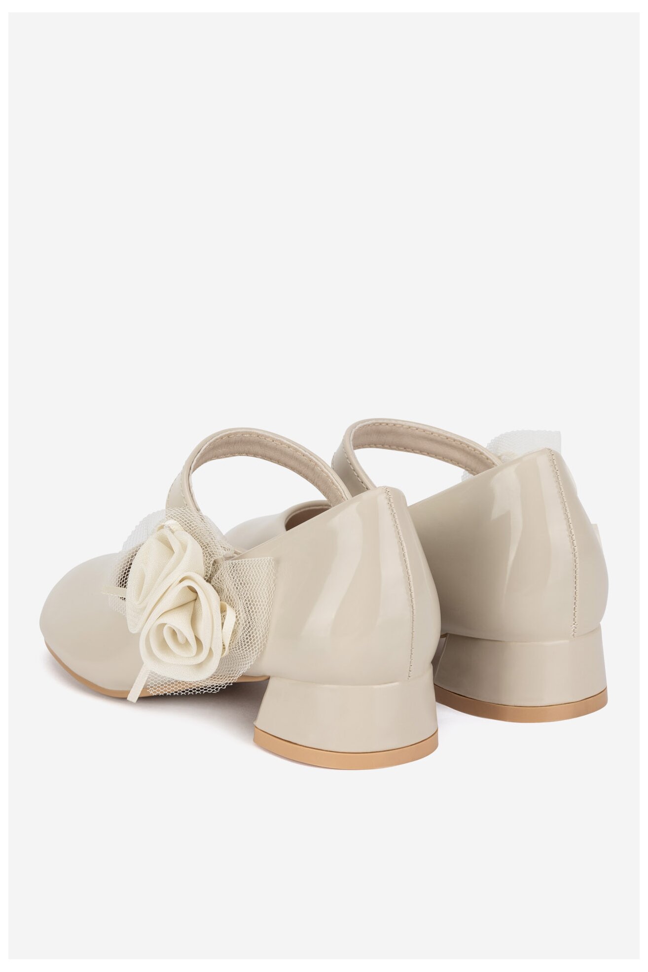 Baleriny Nelli Blu CM220624-2 Beżowy