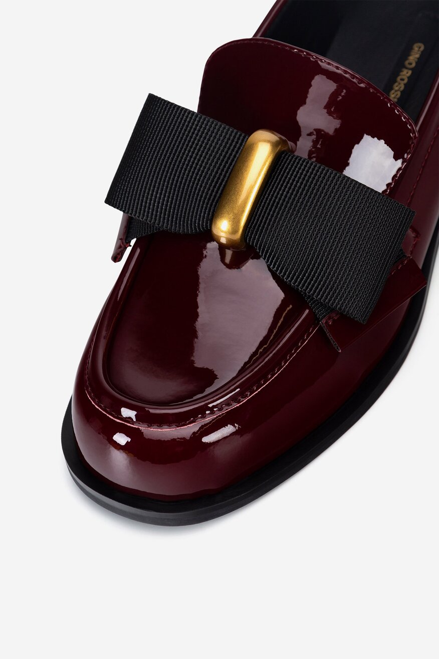 Mokasíny Gino Rossi BORDÓ - 5905588956181