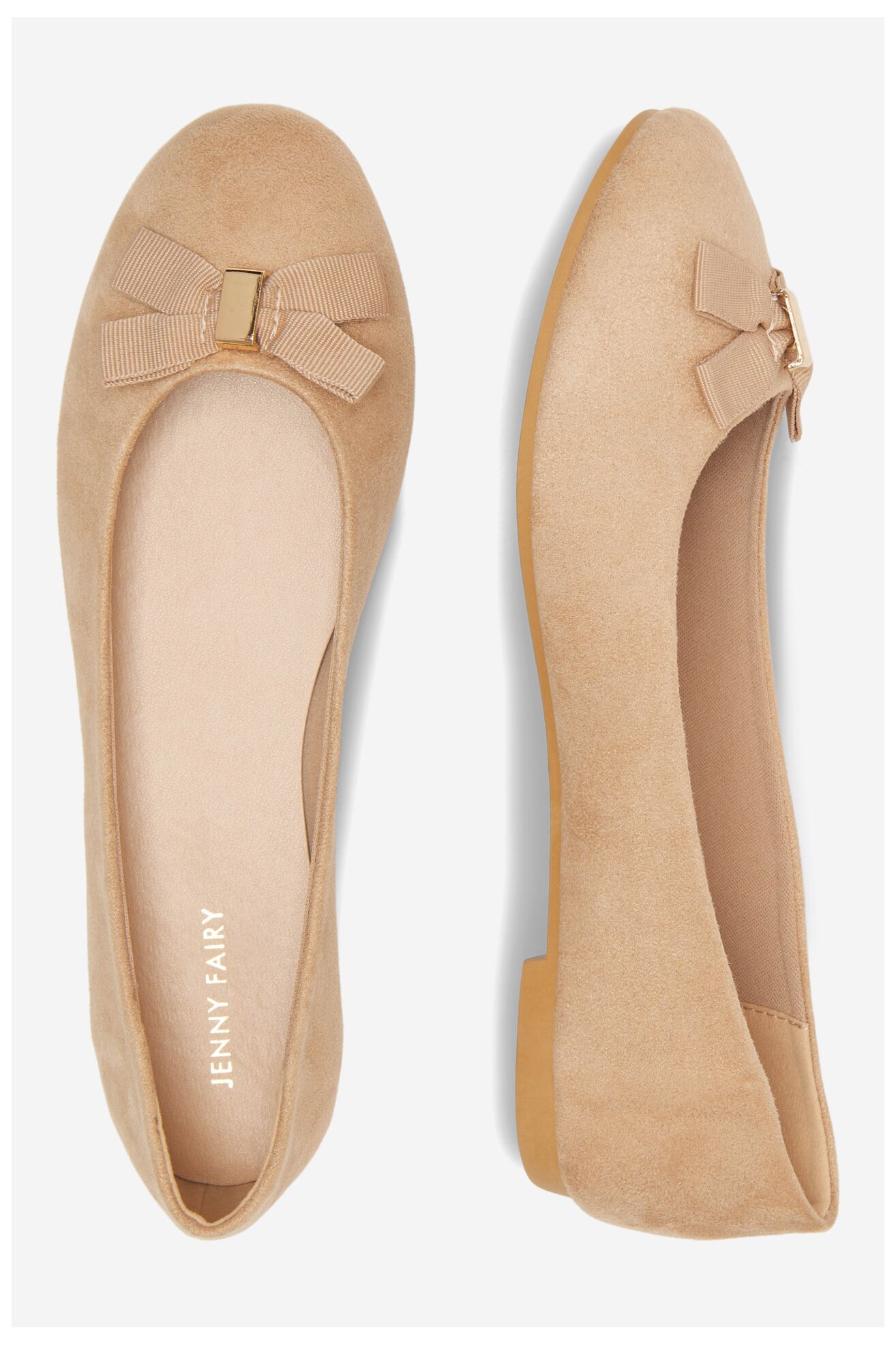 Baleriny Jenny Fairy WYL04066-1 Beżowy