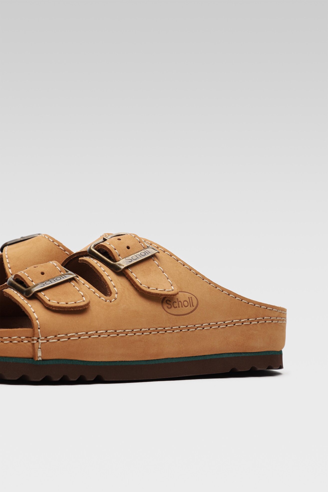 Klapki Scholl F21531 AIR BAG MED 1016 Brązowy