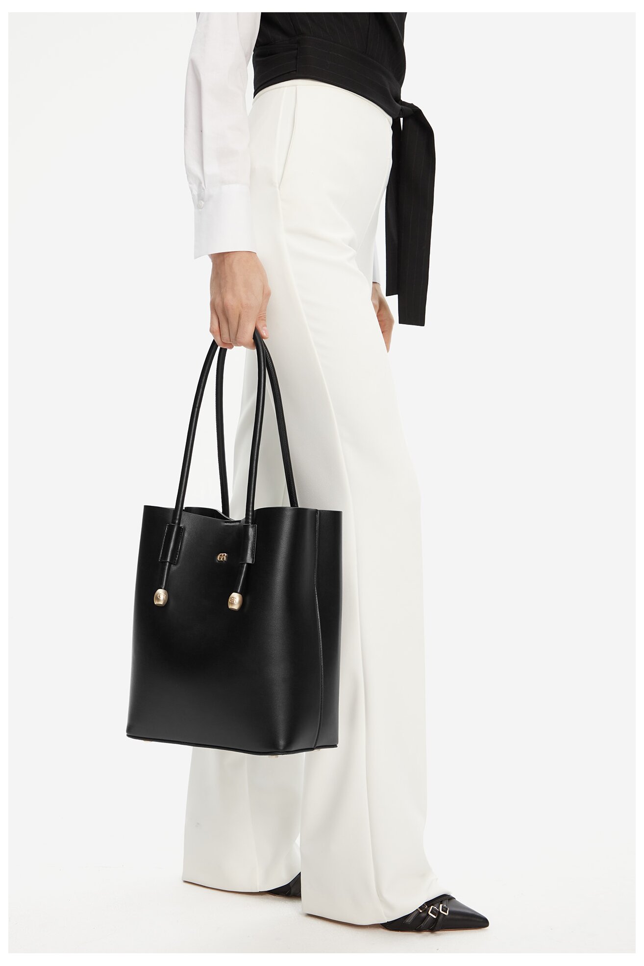 Geantă de mână Gino Rossi CEO-VIKI-LA513-189 NEGRU