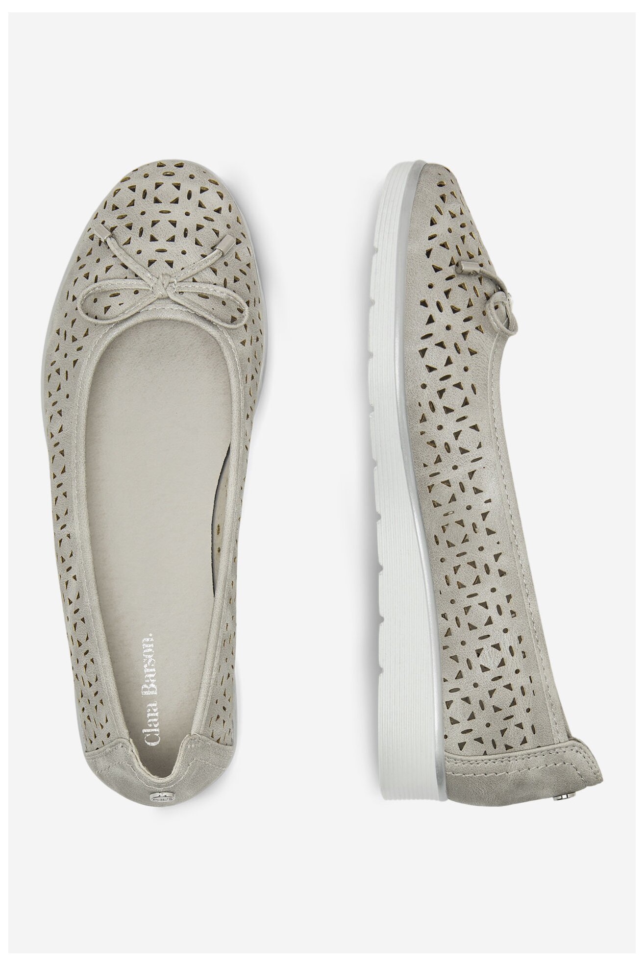 Baleriny Clara Barson WYL3650-2 Szary
