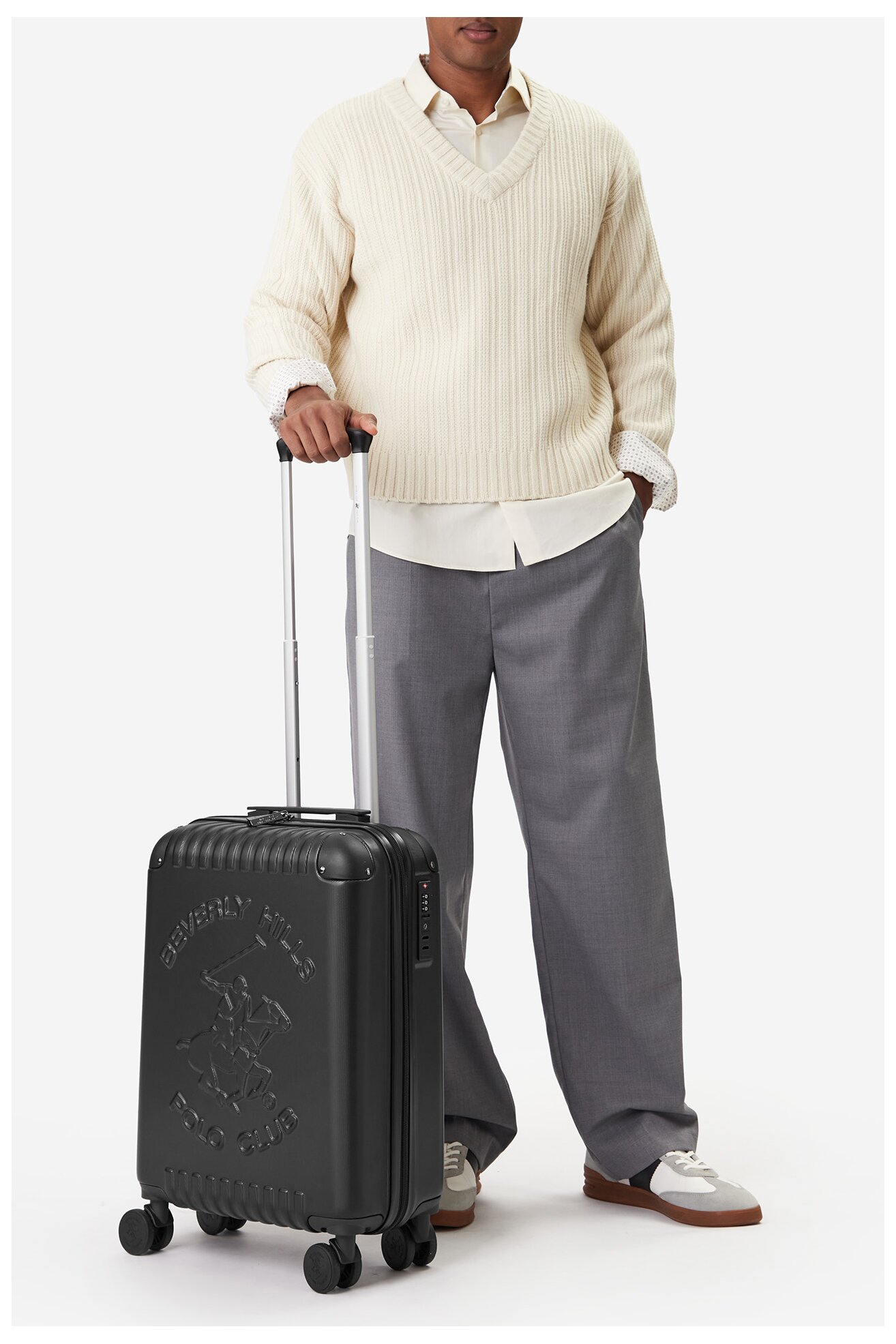 Walizka Beverly Hills Polo Club CEO-BHPC-S-001-08-BLACK Czarny