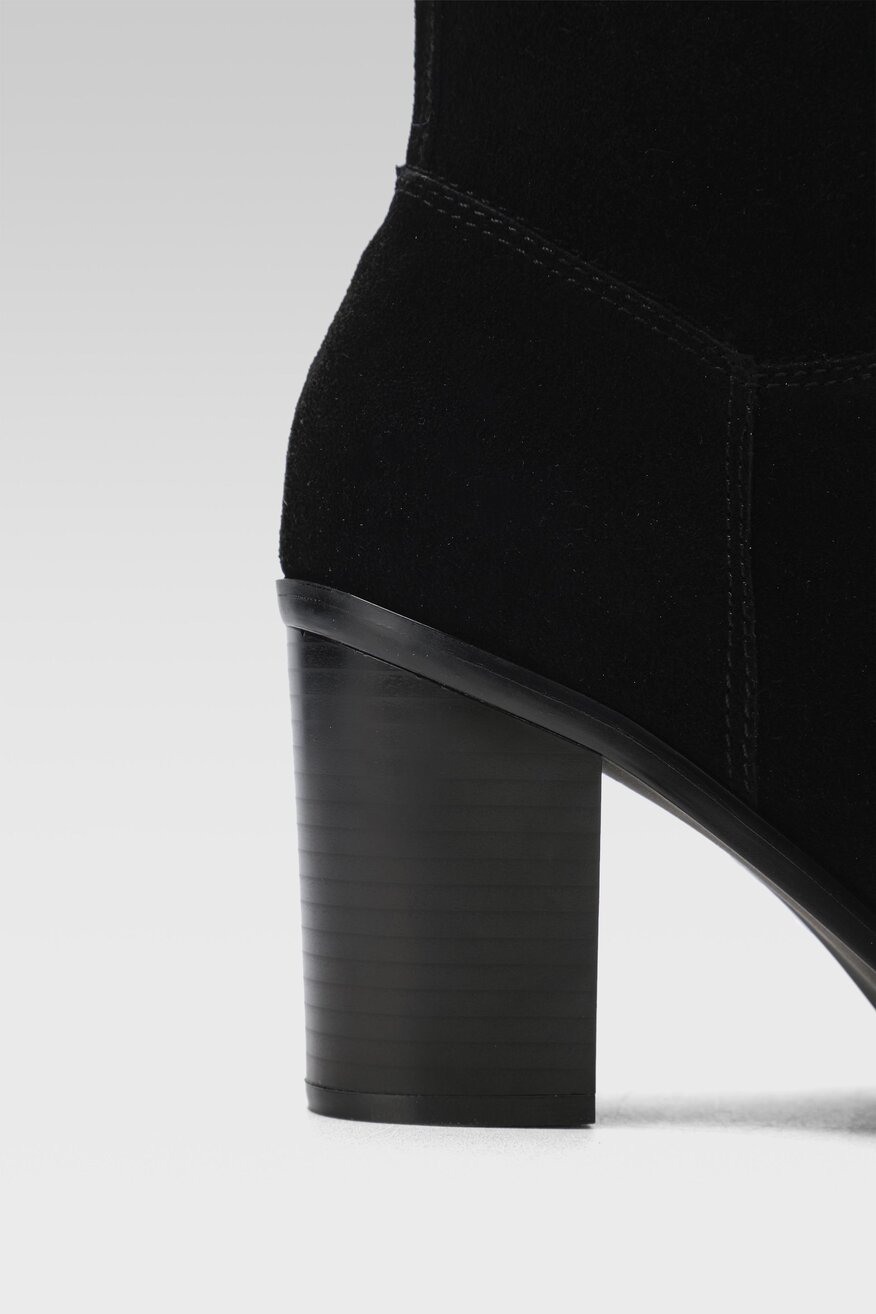 Lasocki - Kozaki skórzane na słupku - 5904248907143