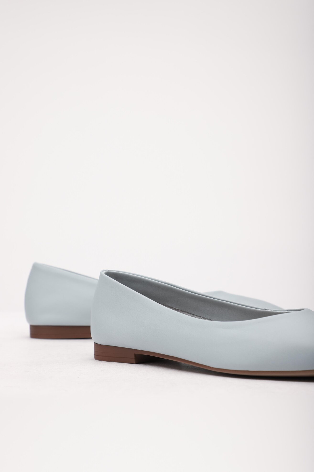 Baleriny Gino Rossi S182 Niebieski