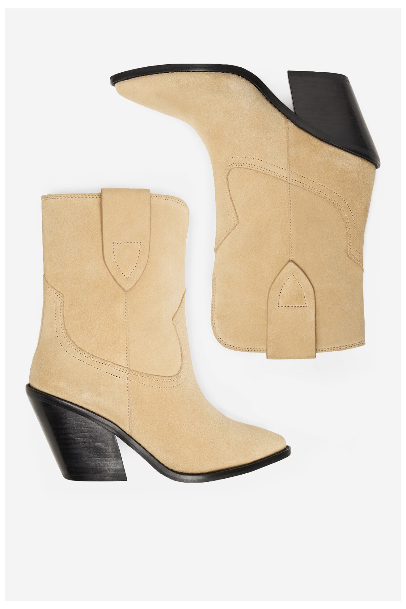 Botki Badura EO-BRAYLE-121881 Beżowy