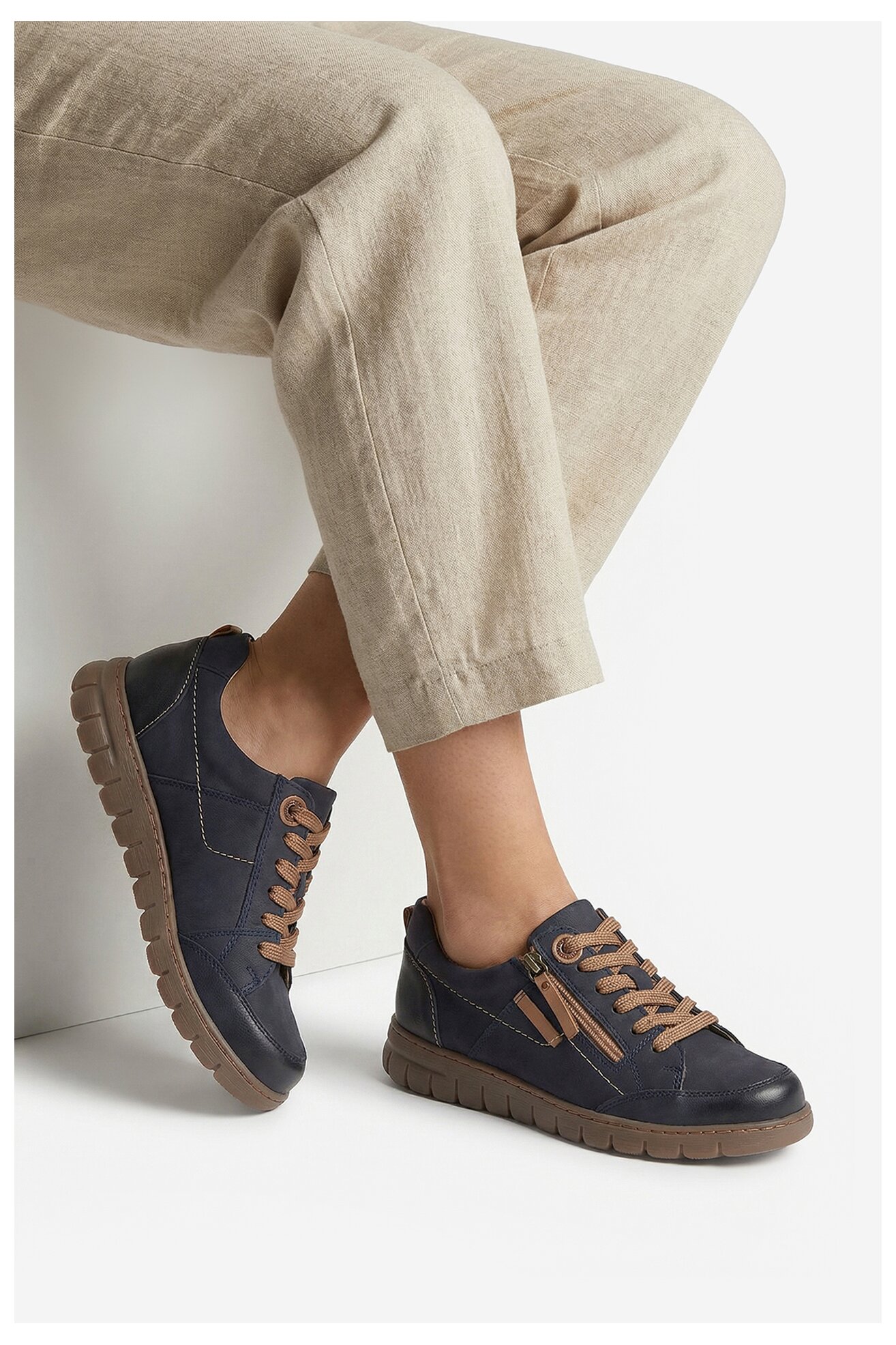 Половинки обувки Go Soft CEO-WI23-GHANA-13 КОБАЛТОВО СИНЬО