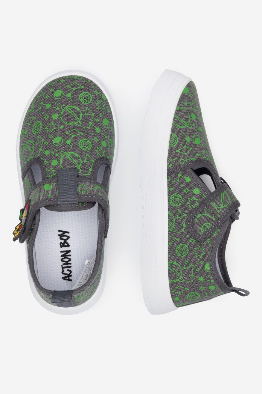 Bačkory Action Boy ŠEDÁ - 5905588758617