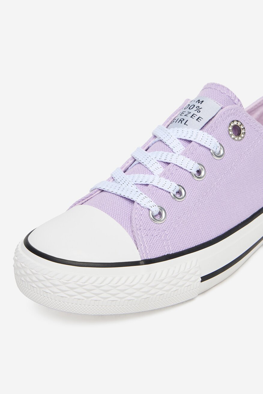 Vászoncipő DeeZee LILA - 5906751268513