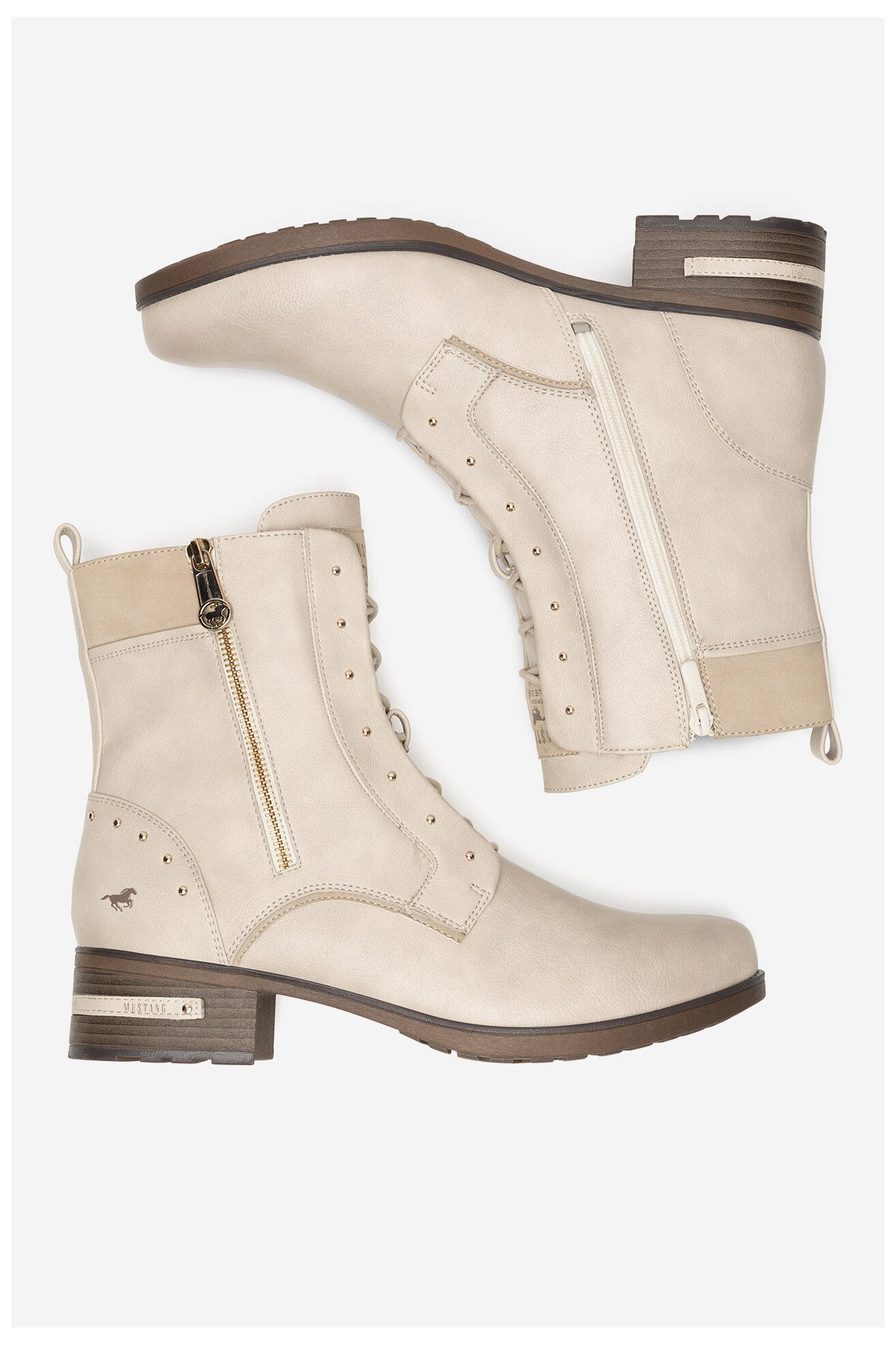 Trzewiki Mustang 1229-522 BIG Biały