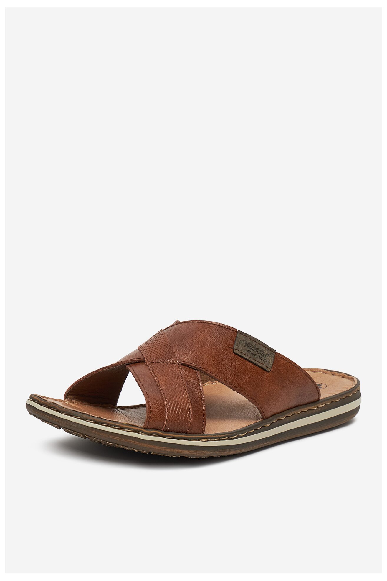 Klapki Rieker CEO-21082-24 Brązowy