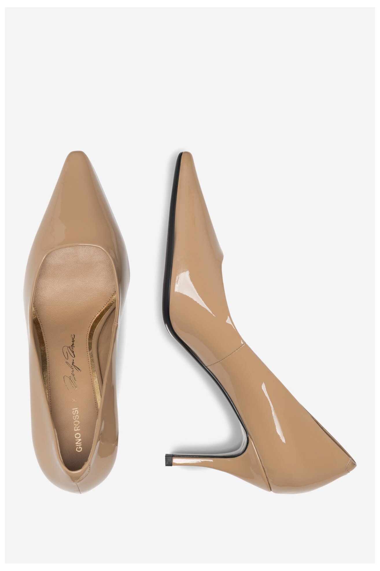 Czółenka Gino Rossi NEL-SLT623-61 Beżowy