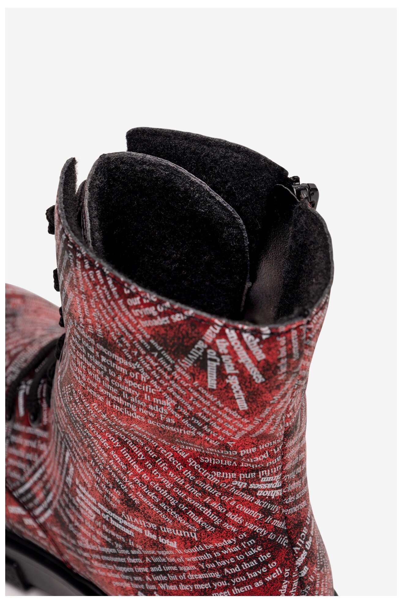 Trzewiki Rieker Z9120-35 Czerwony