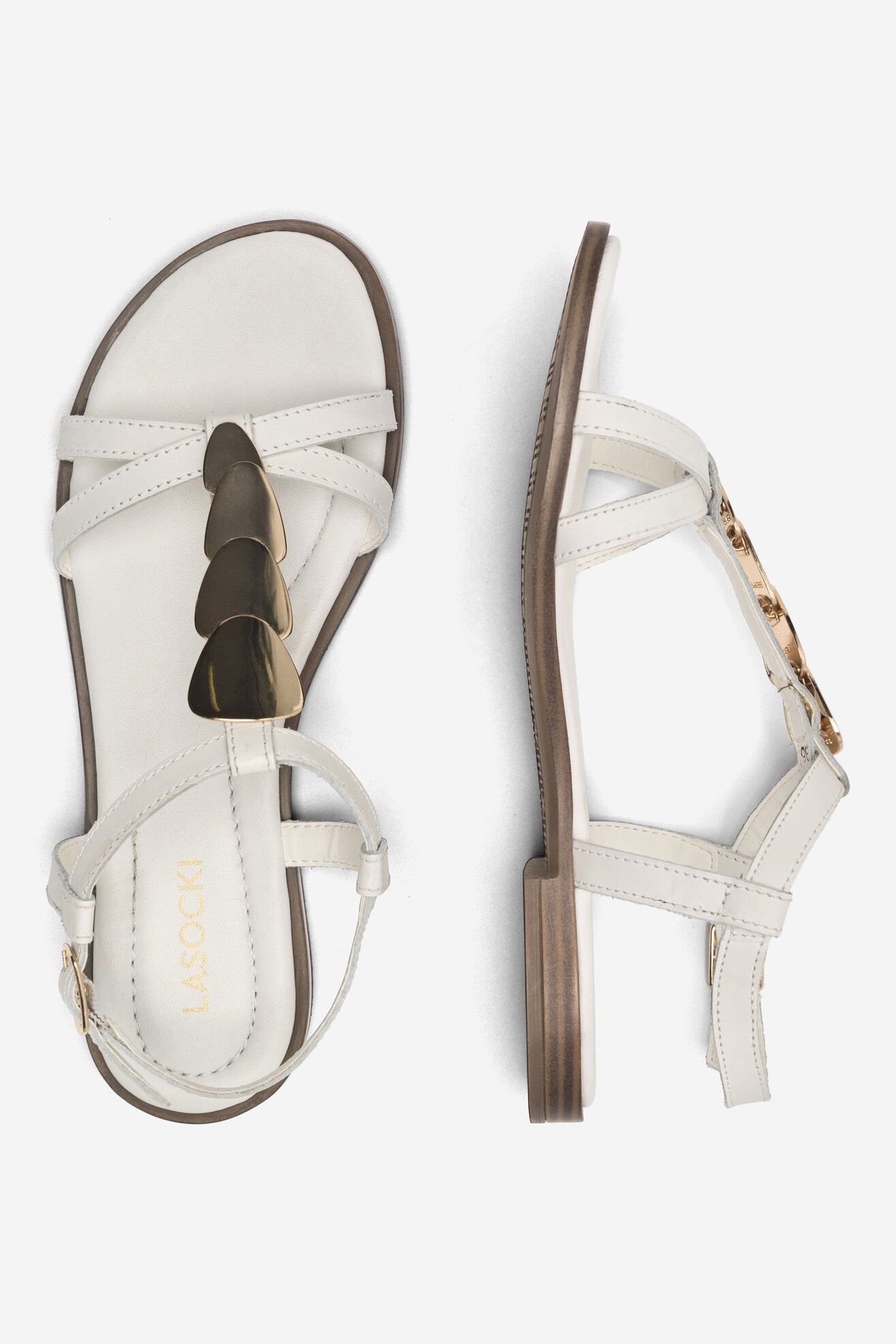 Sandały Lasocki AGA WI23-AGA-07 Biały