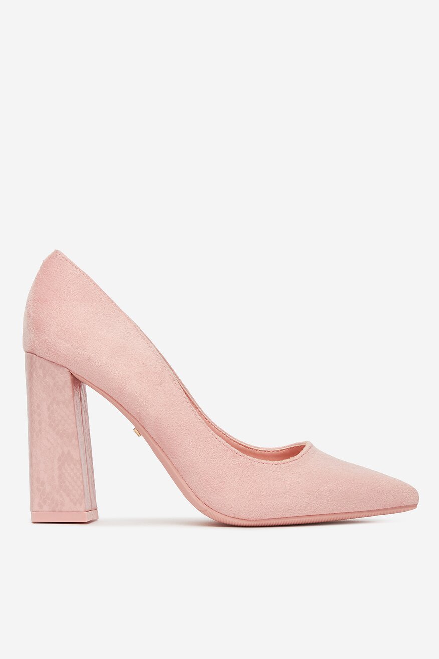 Pantofi cu toc DeeZee ROZ DESCHIS - 5906751108253