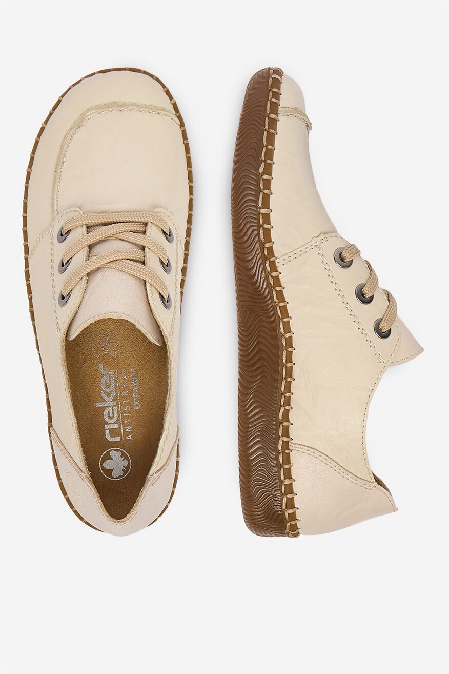 
                Половинки обувки Rieker СВЕТЛОБЕЖОВ - 2230092747516