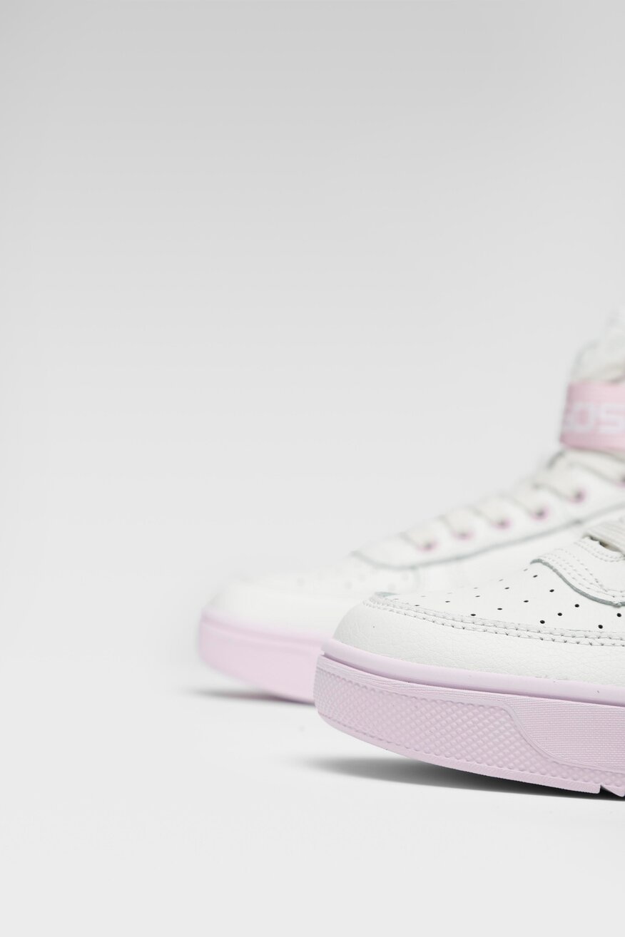 Togoshi - Skórzane trampki pastelowe - 5904248775483