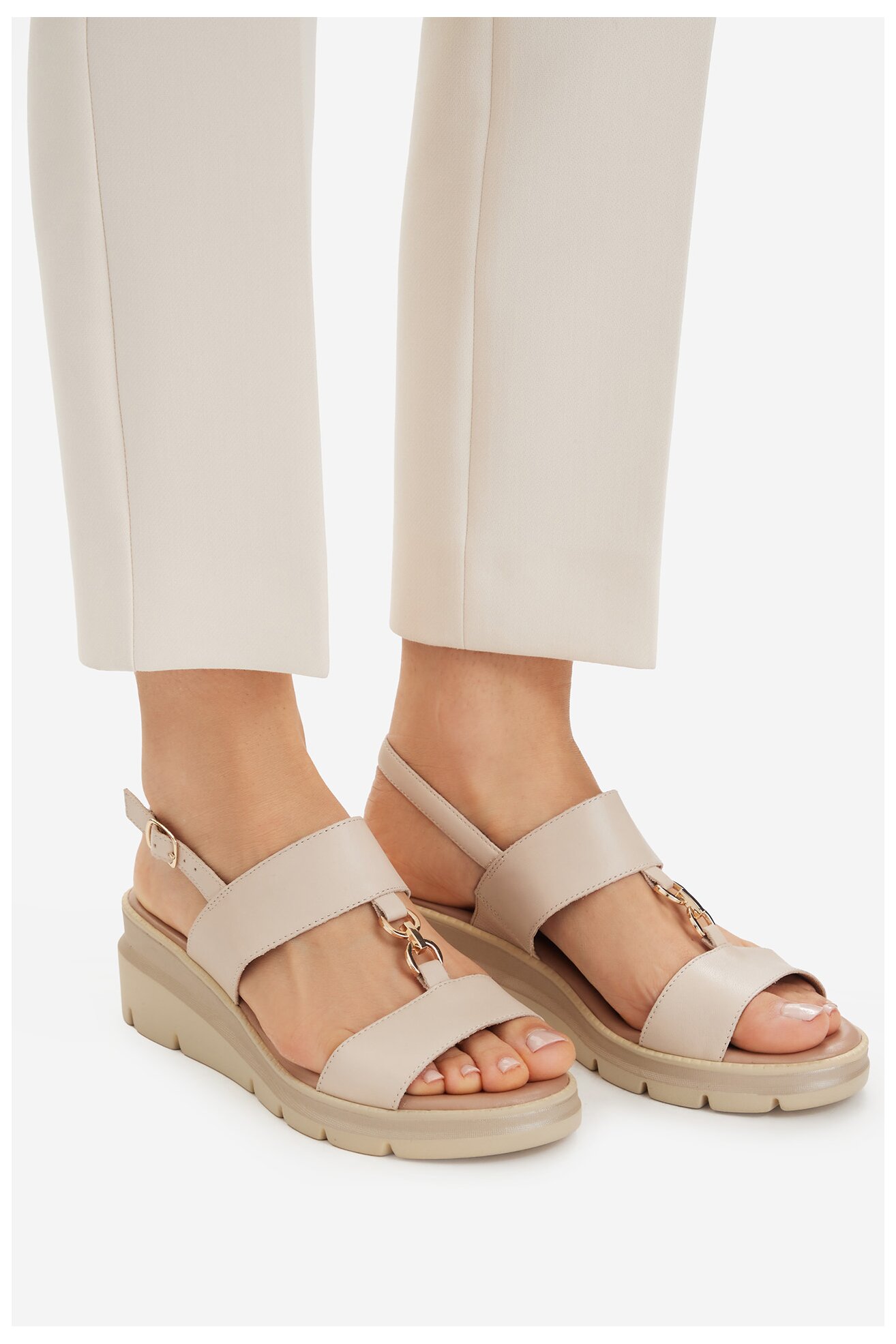 Сандалі Lasocki CEO-EST-ETNA-03 БЕЖЕВИЙ