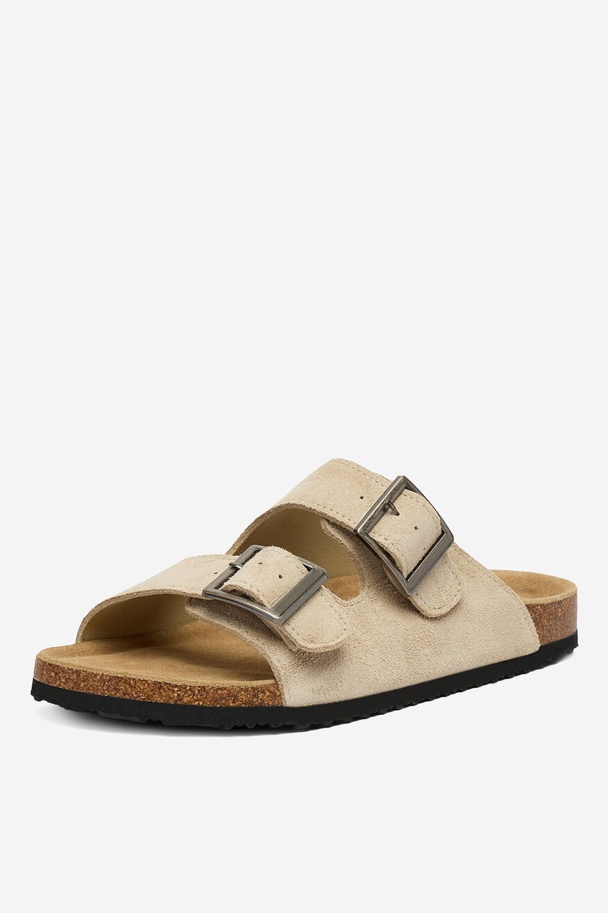 
                Go Soft - Klapki skórzane - 5907964095507